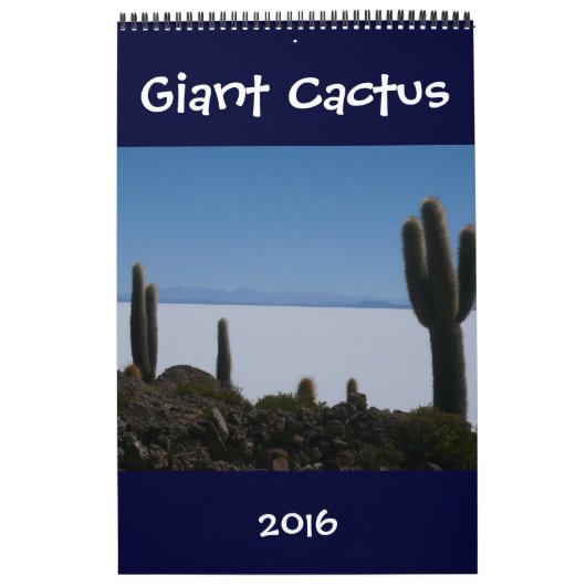 Calendrier cactus géants 2016 (Protection)