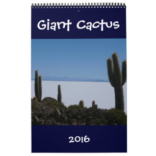 Calendrier cactus géants 2016