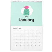 Calendrier Cactus Paradise 2024 (Jan 2026)