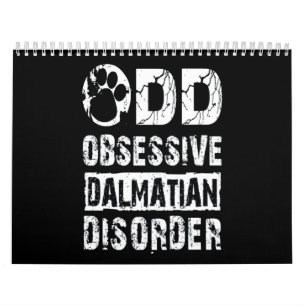 Calendrier Cadeau dalmate Trouble dalmate Obsessif