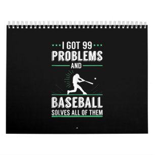 Calendrier Cadeau De L'Amant Du Baseball Pour Les Fans De Bas