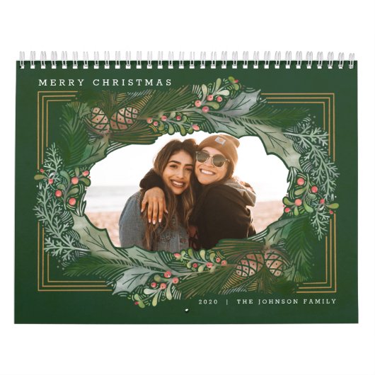 Calendrier Cadeau de Noël Forêt verte (Protection)