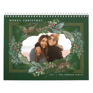 Calendrier Cadeau de Noël Forêt verte