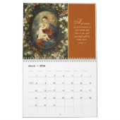 Calendrier Cadeau de Noël traditionnel Madonna et Enfant (Mar 2026)