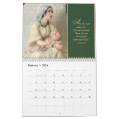 Calendrier Cadeau de Noël traditionnel Madonna et Enfant (Feb 2026)