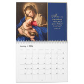 Calendrier Cadeau de Noël traditionnel Madonna et Enfant (Jan 2026)