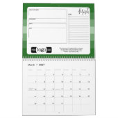 Calendrier Cadeau de salutation d'entreprise avec logo (Mar 2027)