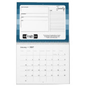 Calendrier Cadeau de salutation d'entreprise avec logo (Jan 2027)