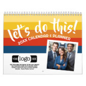 Calendrier Cadeau d'entreprise Logo - Objectif, Choses à Fair (Protection)