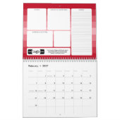 Calendrier Cadeau d'entreprise Logo - Objectif, Choses à Fair (Feb 2027)