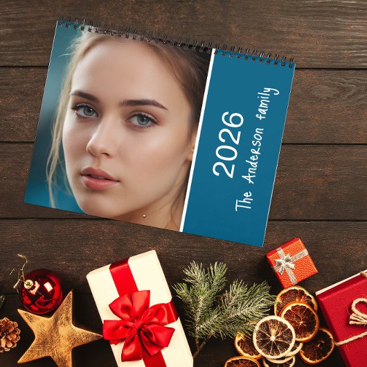 Calendrier cadeau famille photo