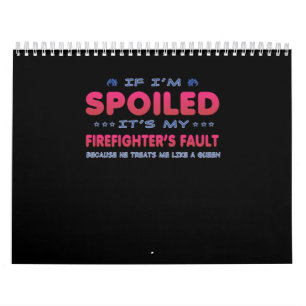 Calendrier Cadeau pompier C'est le problème de mon pompier