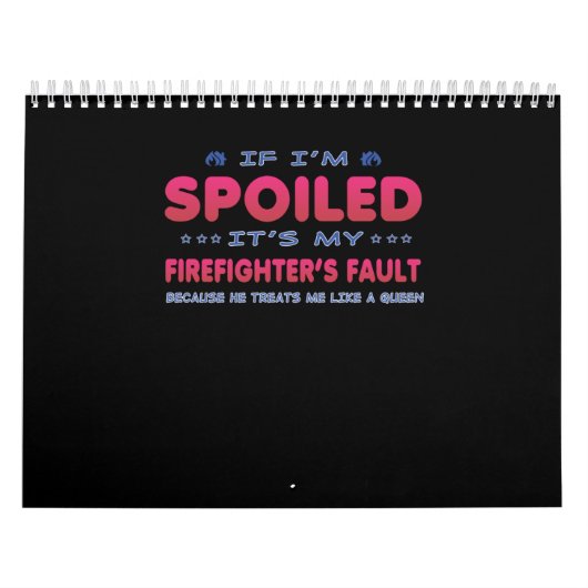 Calendrier Cadeau pompier | C'est le problème de mon pompier (Protection)