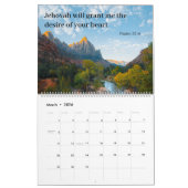 Calendrier Cadeaux JW scriptures customisés pour pionnier JW (Mar 2026)