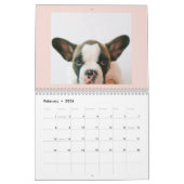 Calendrier Cadre rose Pastel moderne | Photo personnelle de c (Feb 2026)