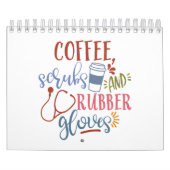Calendrier Café Et Gants En Caoutchouc Conçus Pour Les Infirm (Protection)