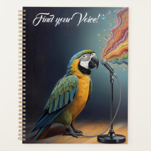 calendrier cahier planificateur perroquet inspiran