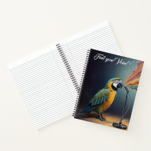 calendrier cahier planner perroquet inspirant