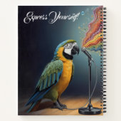 calendrier cahier planner perroquet inspirant (Dos)
