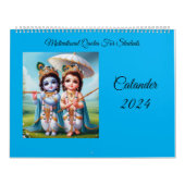 Calendrier Calander 2024 Citations de Bhagawad Gita (Protection)
