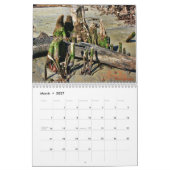 Calendrier Calander de plage de bois de flottage (Mar 2027)