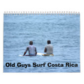 Calendrier Calander, vieux surf Costa Rica de types (Protection)