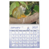 Calendrier Calandres 20 d'animal (Jan 2027)