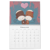 Calendrier Cale de singes de coq... (Feb 2026)