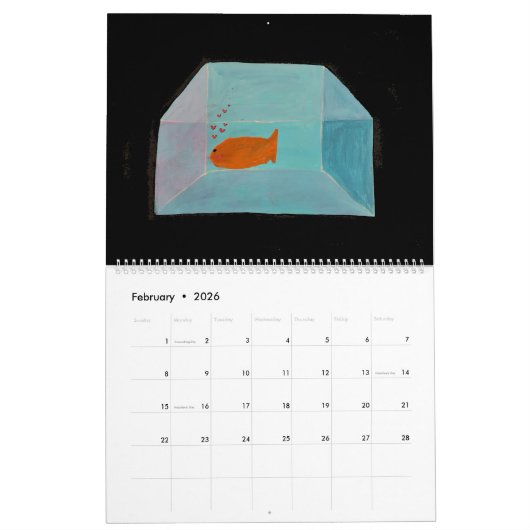 Calendrier Calendar (Feb 2026)