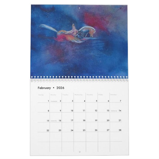 Calendrier Calendar (Feb 2026)