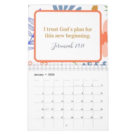 Calendrier Calendar (Jan 2026)