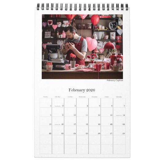 Calendrier Calendar (Feb 2026)