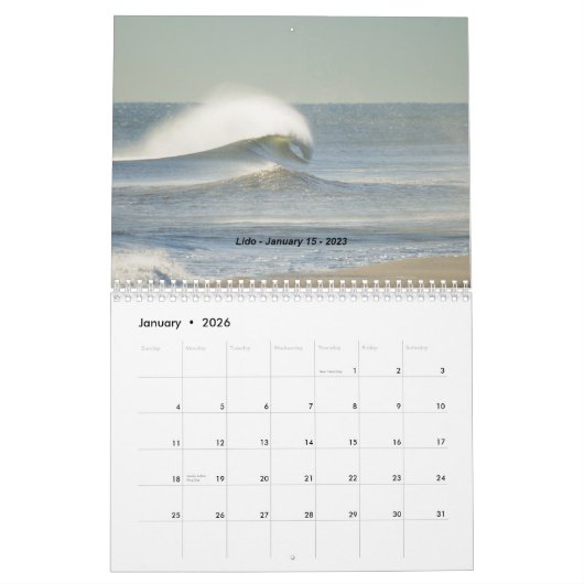 Calendrier Calendar (Jan 2026)