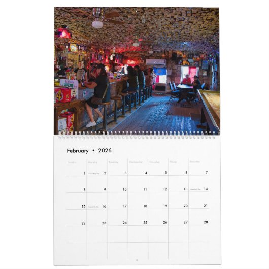 Calendrier Calendar (Feb 2026)