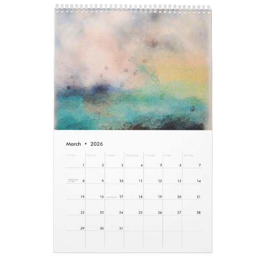 Calendrier Calendar (Mar 2026)