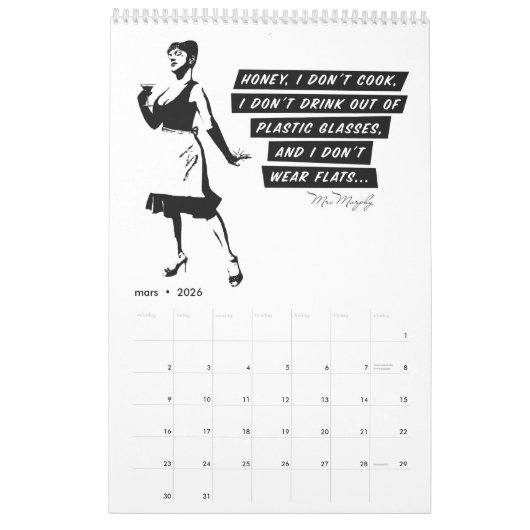 Calendrier Calendar 2018  - your most fabulous year yet! (Mar 2026)