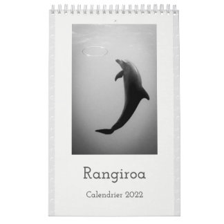 Calendrier Calendar 2022 RANGIROA BW