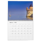 Calendrier Calendar 2024 Mont Saint-Michel (Feb 2026)