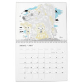 Calendrier Calendar 2026 Animals by Sarr (Jan 2027)