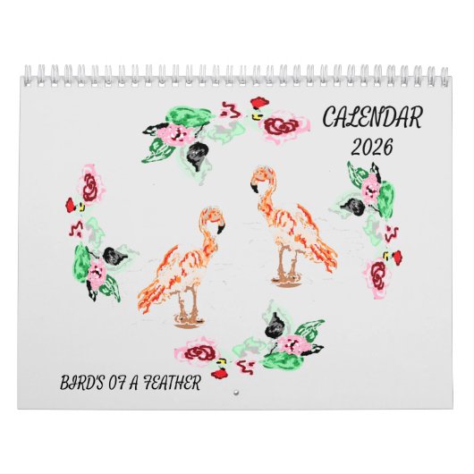 Calendrier Calendar  2026 Tropical & Every Day  Birds (Protection)