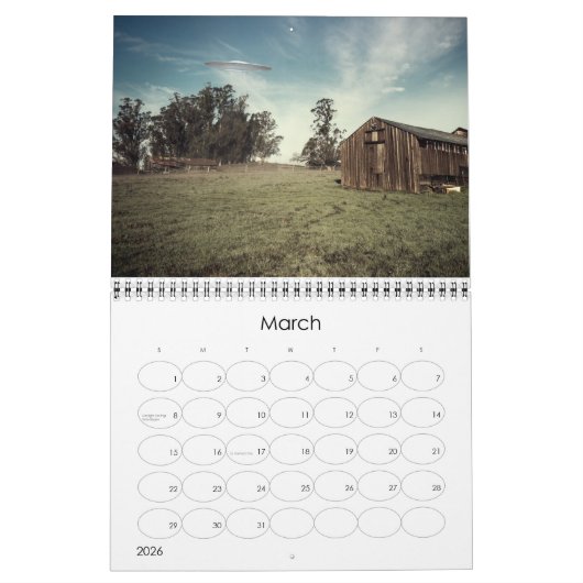 Calendrier Calendar Alien Encounters 2022 (Mar 2026)