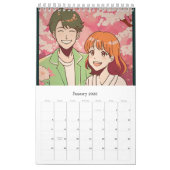 Calendrier Calendar anime (Jan 2026)