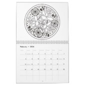 Calendrier Calendar  coloring  20xx (Feb 2026)