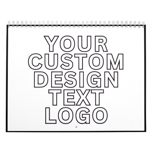 Calendrier Calendar Custom with Business Logo Personalized  (Protection)