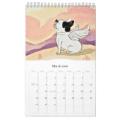 Calendrier Calendar cute bulldog (Mar 2026)