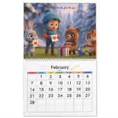 Calendrier Calendar for Kids – Festive Holiday Fun  (Feb 2027)
