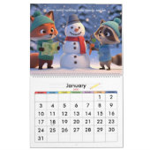Calendrier Calendar for Kids – Festive Holiday Fun  (Jan 2027)