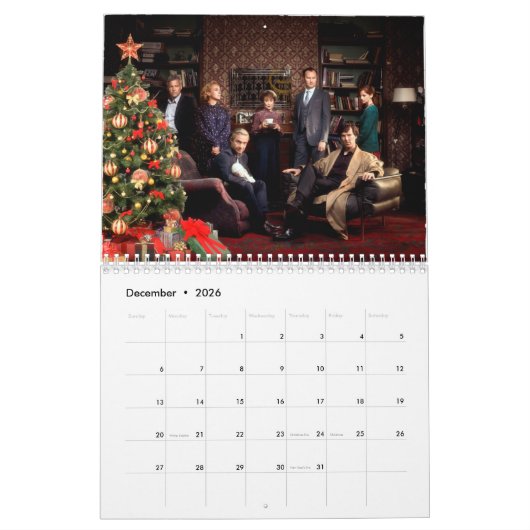Calendrier Calendar for true detective fans (Dec 2026)