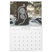 Calendrier calendar forests 2026 art landart nature (Jan 2026)