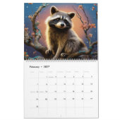 Calendrier Calendar Raton Laveur (Feb 2027)